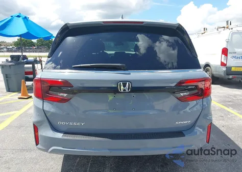 2025 Honda Odyssey Sport-L from USA, damaged, VIN 5FNRL6H74SB052707